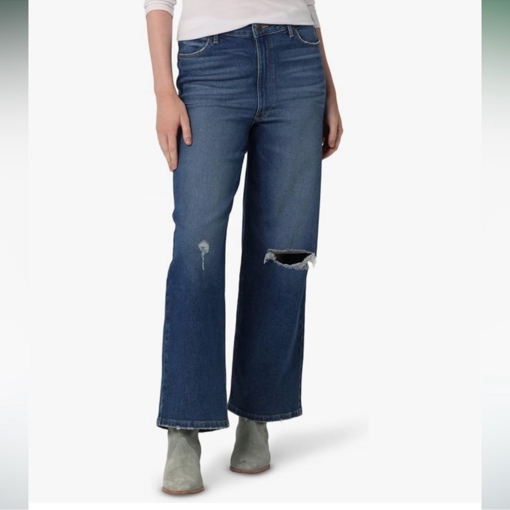 Wrangler Women's High Rise Loose Straight Crop Casual Jeans NWT Size 12/31